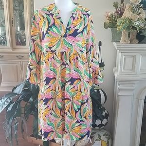 Women’s Multi-Color Printed Babydoll Dress